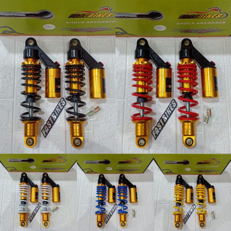 Shock Bebek Tabung Atas Fast Bikes Ukuran 280 320 340 Universal Shock Tabung Gold 09 Shockbreaker