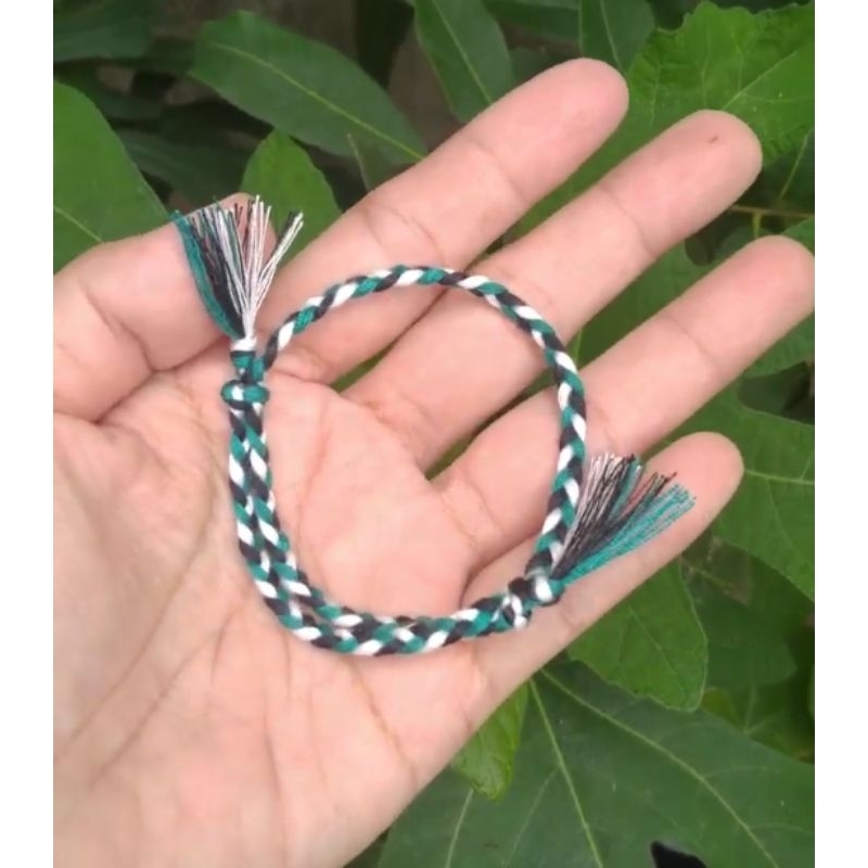 Gelang tali kepang rumbai kode TZ6