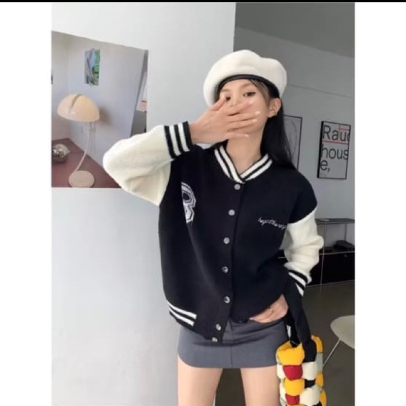 HYEJIN JACKET jaket varsity korea