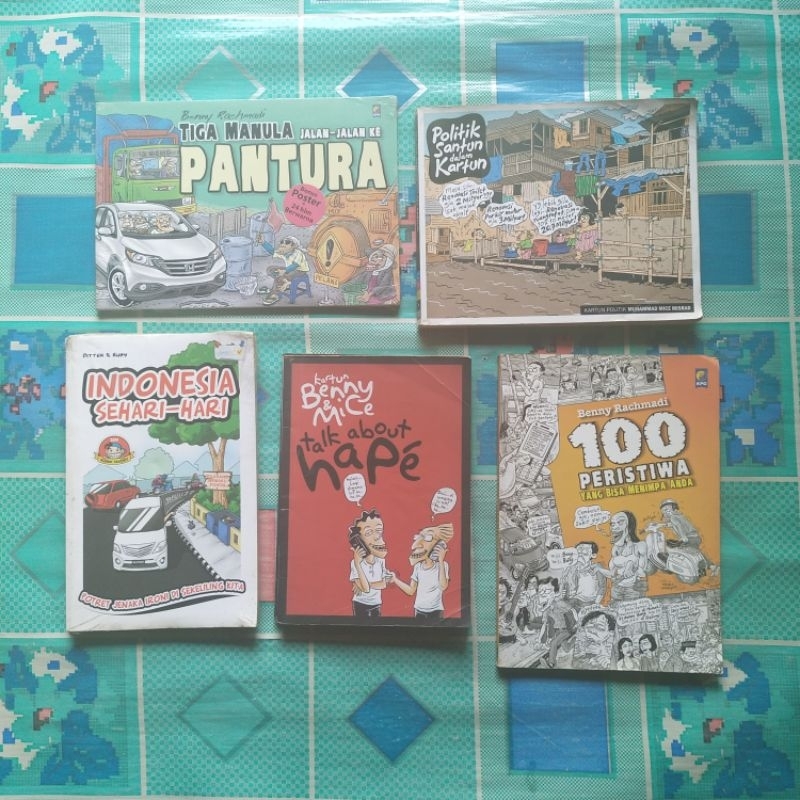 Varian Komik - Kartun; Tiga MANULA Jalan² ke PANTURA, POLITIK SANTUN dalam KARTUN, INDONESIA SEHARI 
