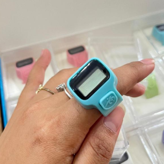 Cincin Tasbih Digital / Tasbih LED Modern Simple FREE BOX AKRILIK