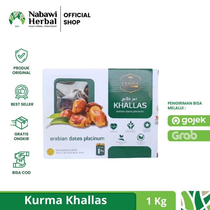 

Qoswa Kurma Khallas Arabian Dates Platinum 1 Kg