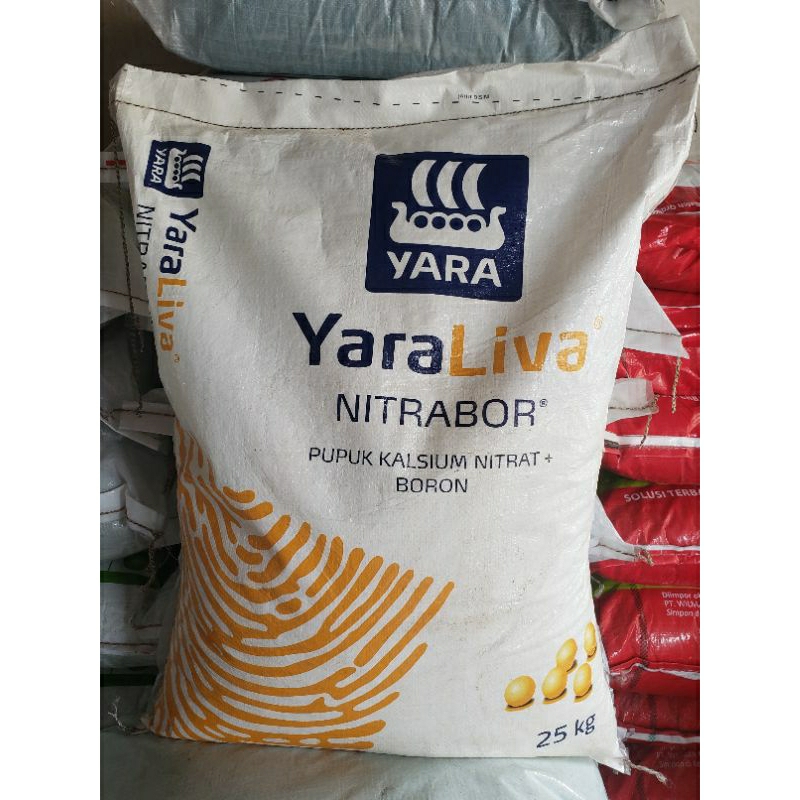 Nitrabor yaraliva pupuk kalsium Nitrat+Boron 25kg