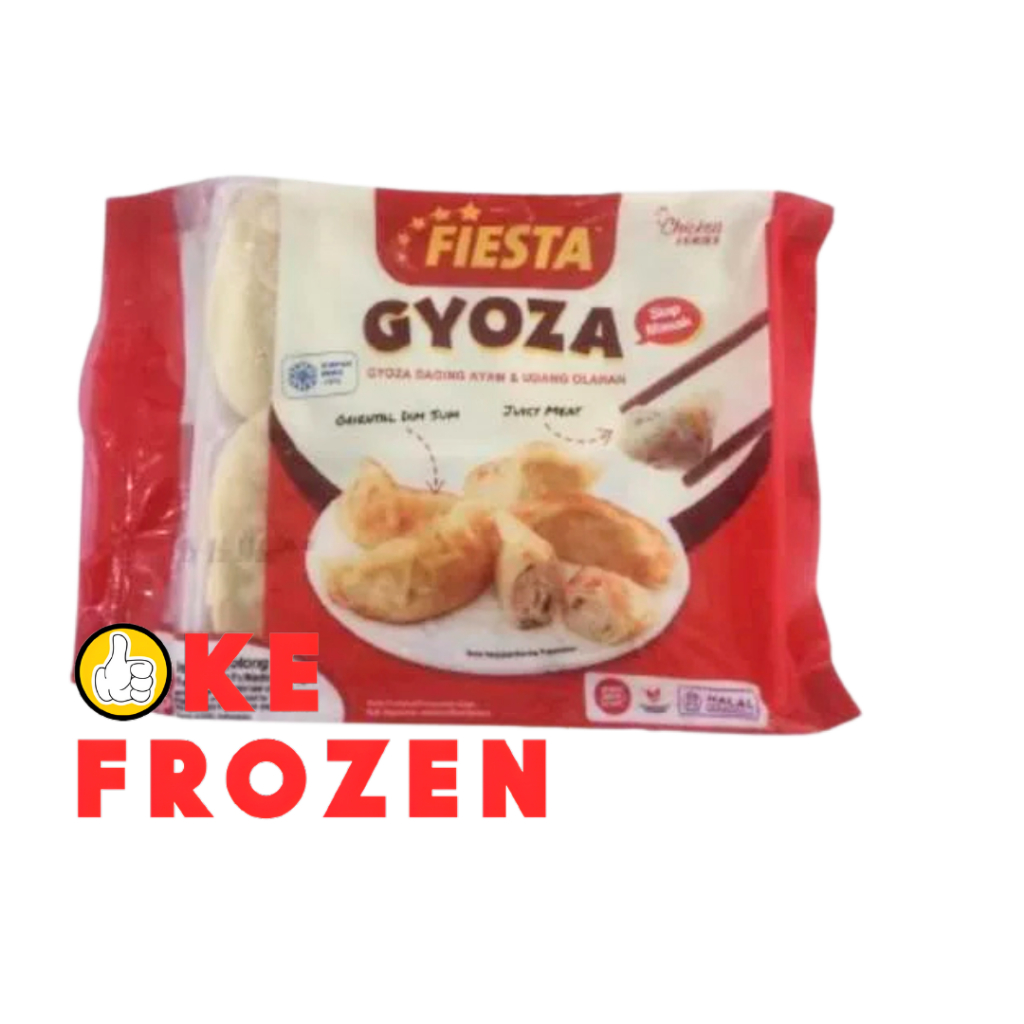 

FIESTA GYOZA 180GR /PANGSIT UDANG DAN AYAM