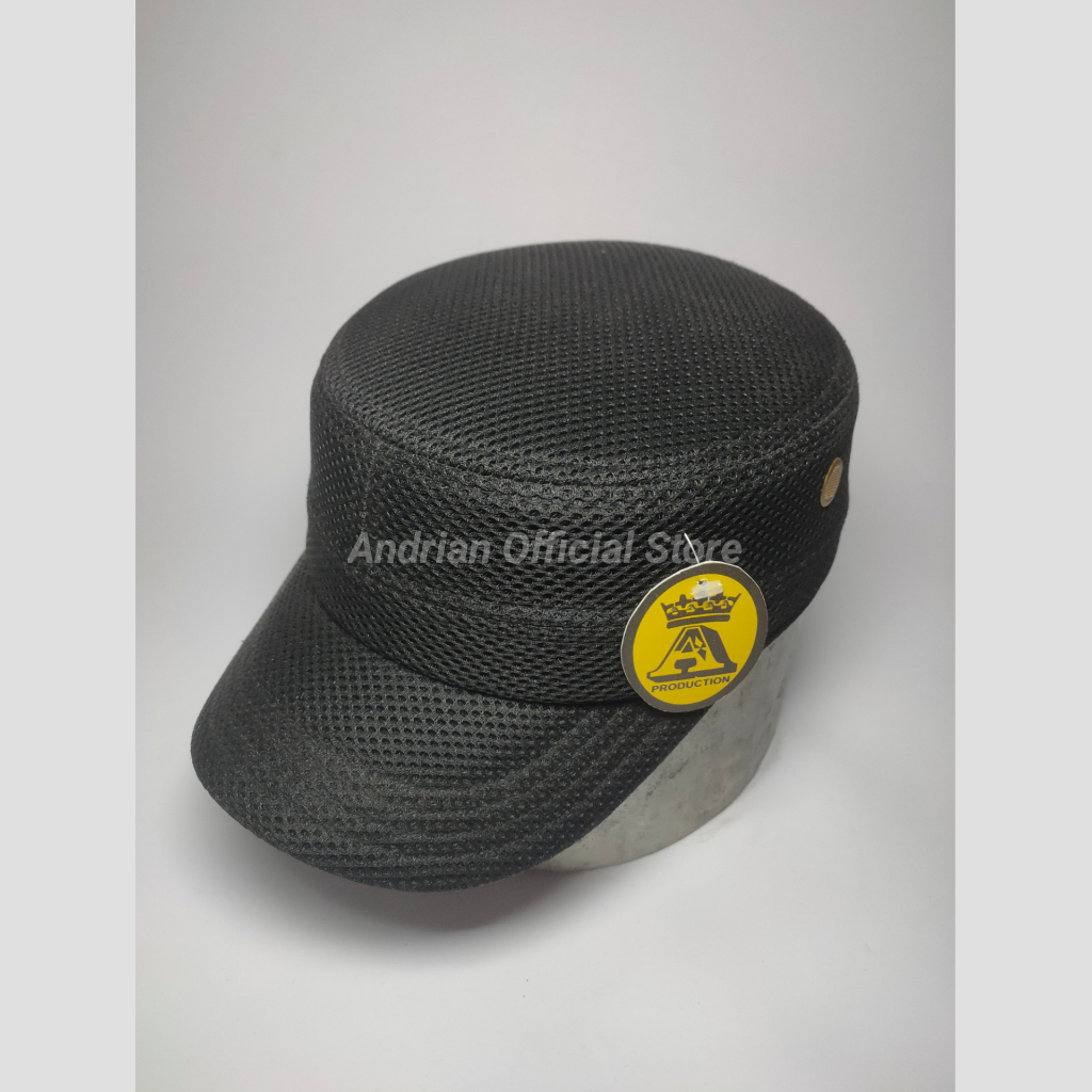 Topi Komando Jepit Besi || Topi Komando Sintong Pendek || Topi Komando Jumbo L XL XXL || Topi Komand
