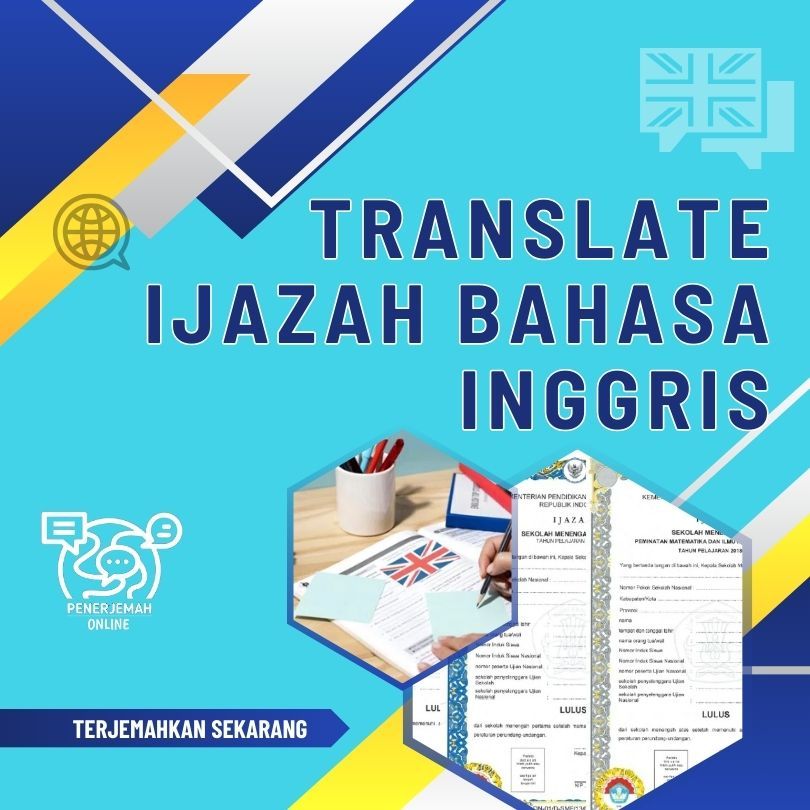 JASA PENERJEMAH IJAZAH SD/SMP/SMK/KULIAH