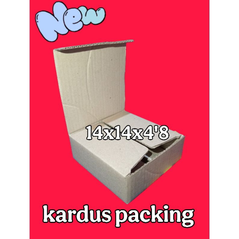 

kardus packing UK 14x14x4'8 kardus besar kardus kecil