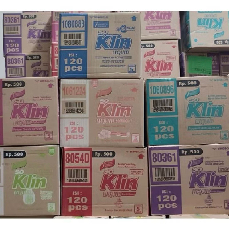 LAZAHWA So Klin Liquid Sabun Cair Sachet 1dus Karton All Varian
