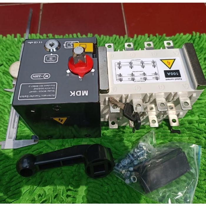 ATS 100A SUQ3 4P Otomatis Genset ke PLN 3 Phase Ori MDK