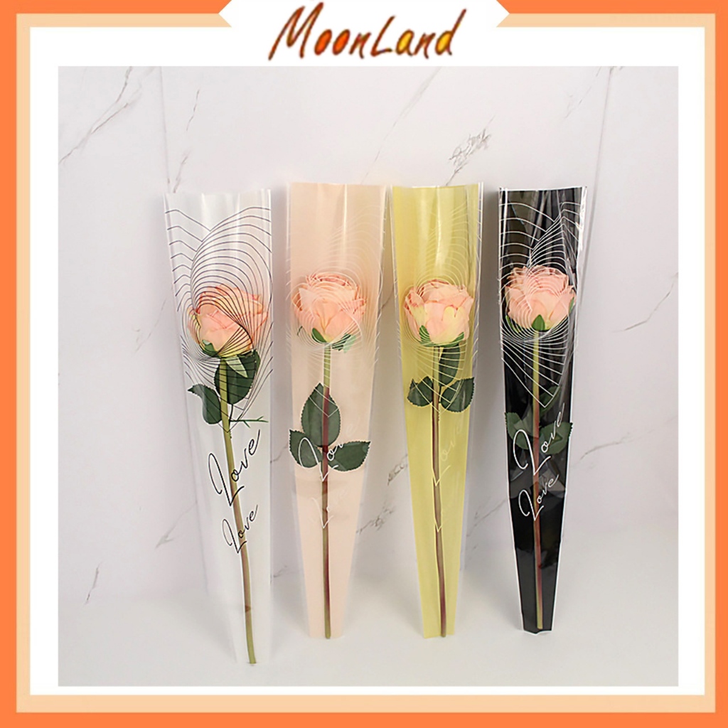 

50 Pack single rose flower wrapping instan