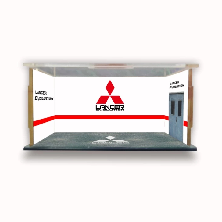 GILAN Box Diecast Akrilik LANCER EVOLUTION