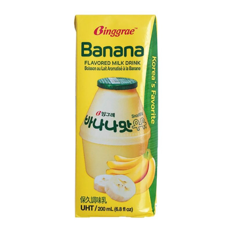 

Binggrae susu UHT pisang kotak 200 ml