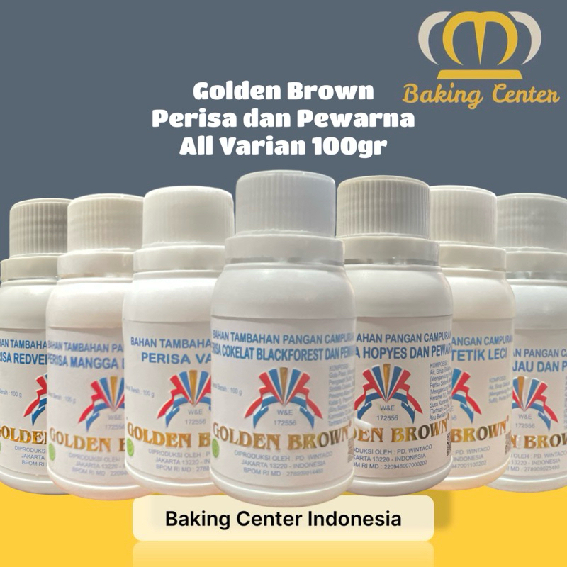 

Perisa dan Pewarna Golden Brown 100gr