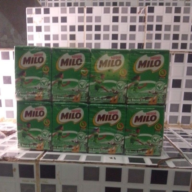 

susu uht Milo coklat 110ml 8pcs