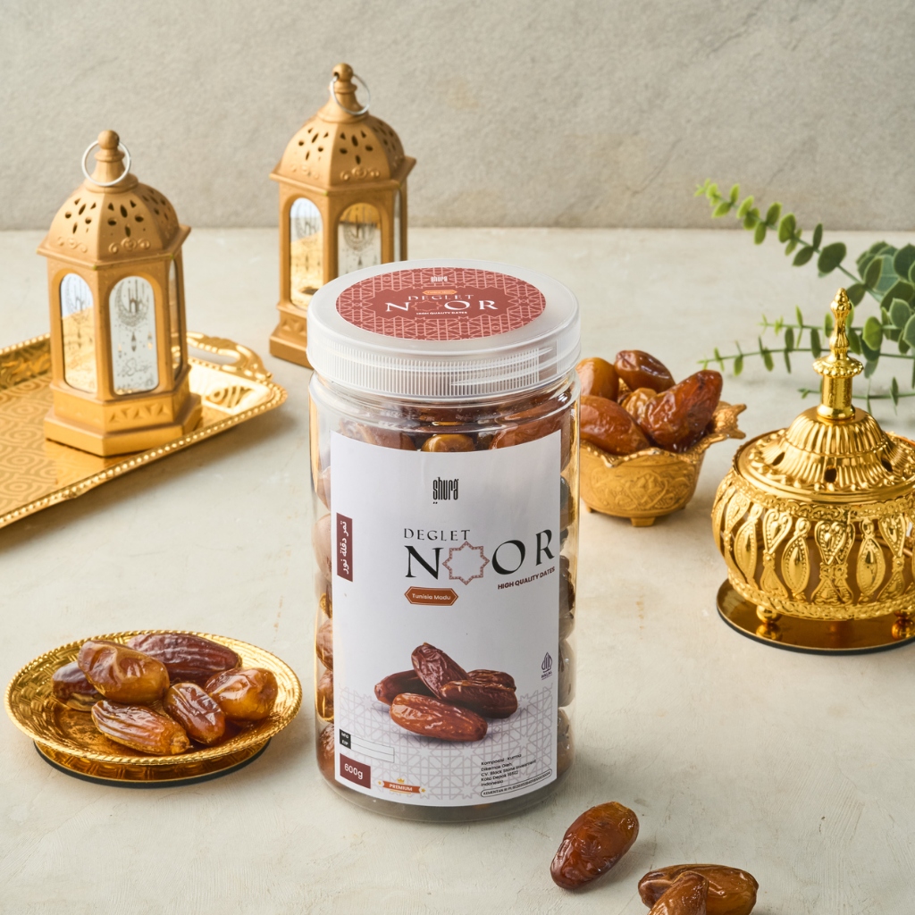 

Shura Kurma Tunisia Madu Toples 600gr Deglet Noor Honey Premium Original High Quality