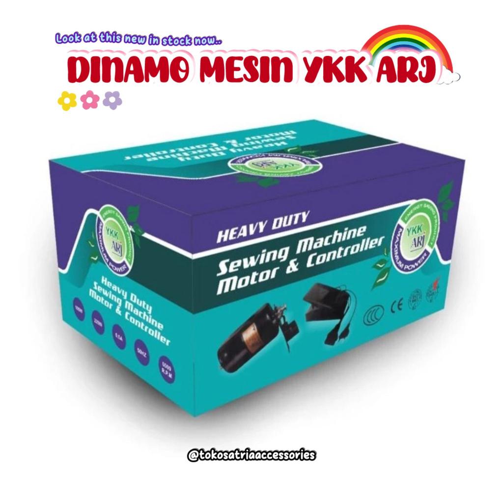 DINAMO YKK ARJ/DINAMO MESIN JAHIT SET LENGKAP DENGAN PIJAKAN/DINAMO MESIN