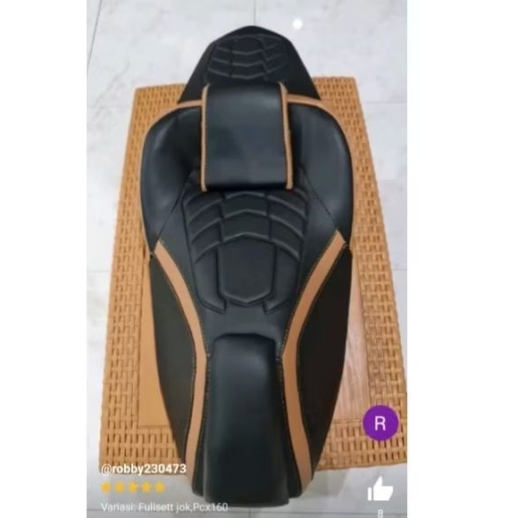 Jok PCX 150/160 model cobra - jok motor pcx kulit mbtech variasi