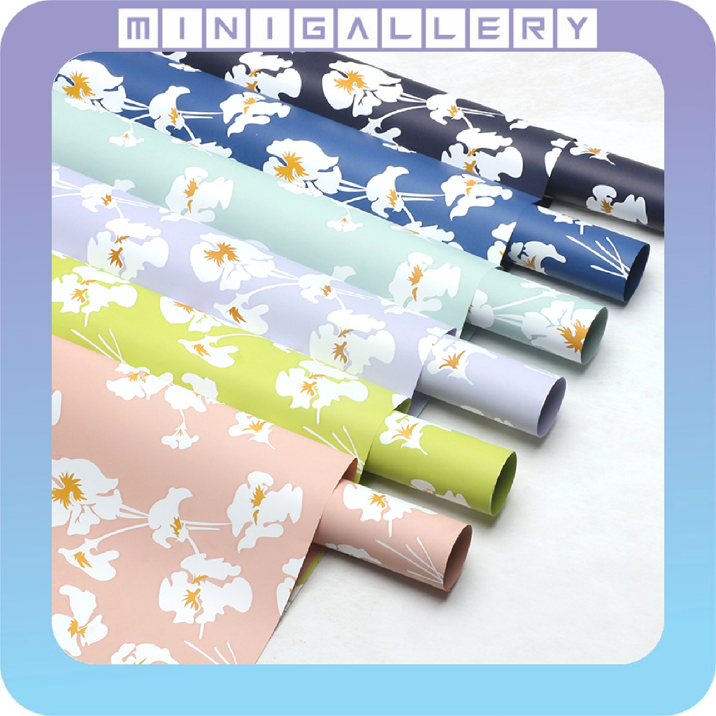 

20 Lembar Flower Wrapping Cellophane Kertas Buket Bunga Hand Bouquet Florist Valantine KB6163