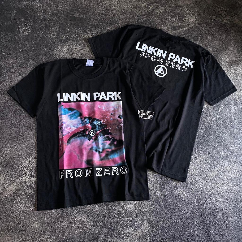 Kaos LINKIN PARK - From Zero World Tour Album Baju Tshirt Band LP Linkin Park Premium Vintage