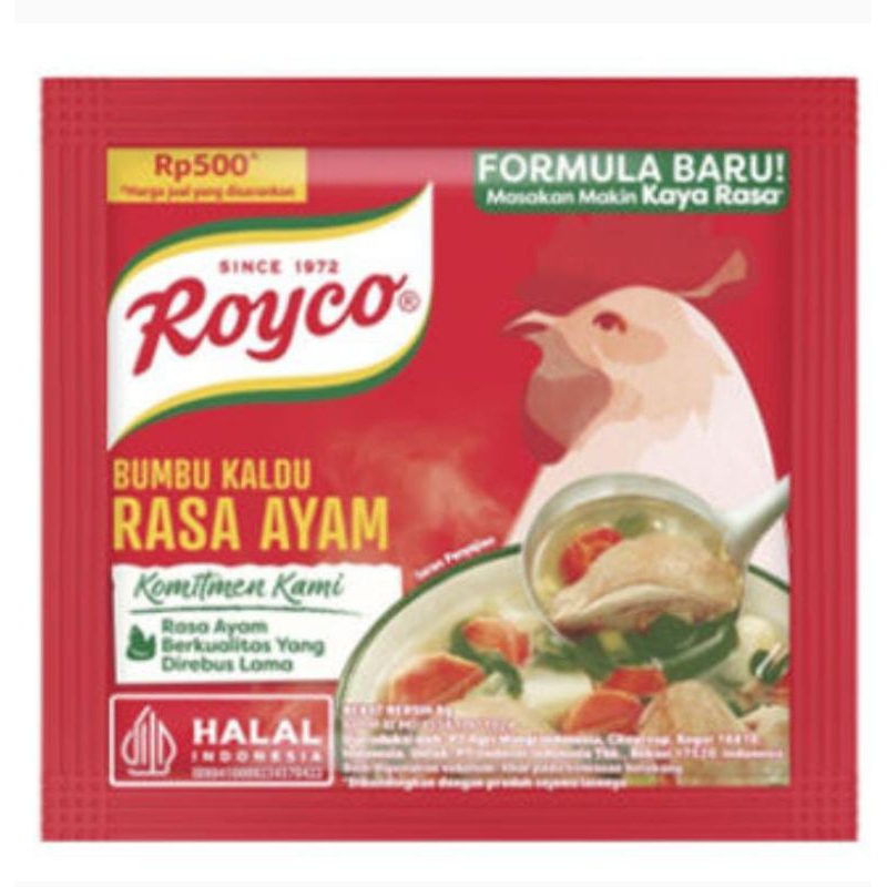 

royco bumbu kaldu rasa ayam 1 sachet
