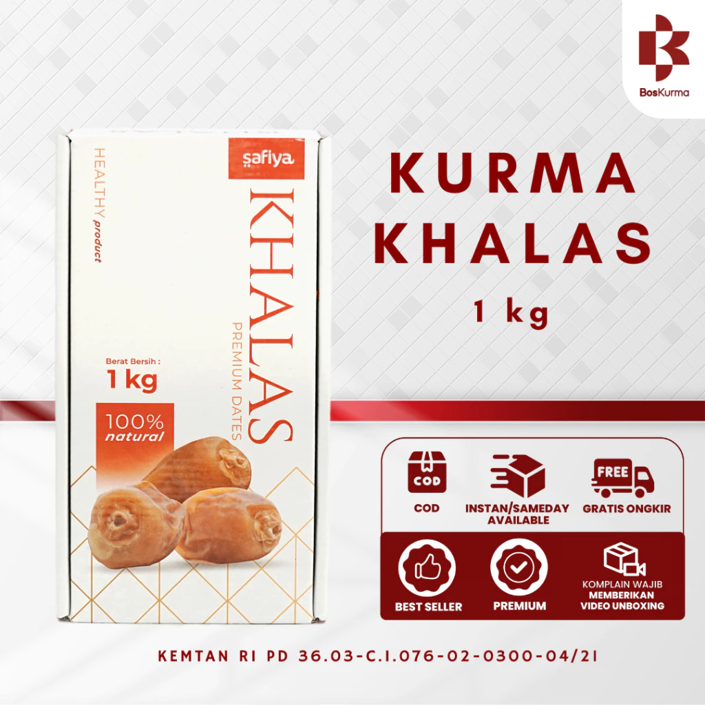 

Promo Kurma Khalas Saad SAFIYA Premium Original
