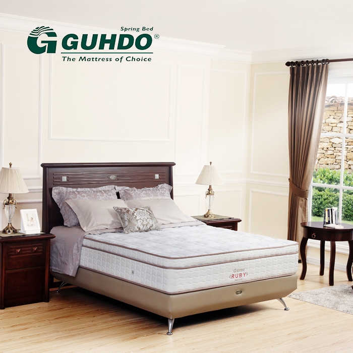 SPRING BED GUHDO RUBY DREAM / FULL BED SET /  RANJANG TEMPAT TIDUR SPRING BED /  GUHDO / TEMPAT TIDU