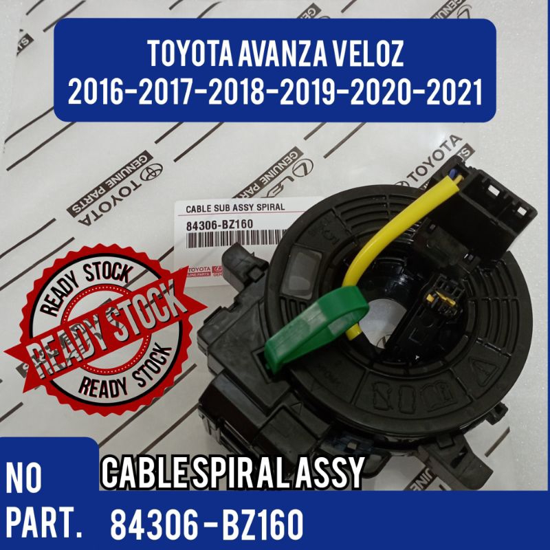 Kabel spiral Klakson Airbag Avanza Veloz Avanza 2016 2017 2019 2020 2021 Kabel Fleksibel Stir Avanza