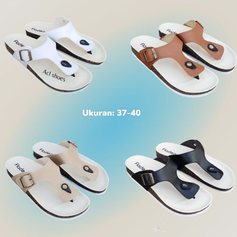 Sandal Fladeo Jepit Model Baru Sendal Wanita Ringan Nyaman Dipakai Anti Slip