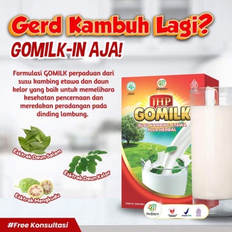 

Gomilk Susu Kambing Etawa Plus Herbal Atasi Gerd,Asam Lambung,Maag Kronis