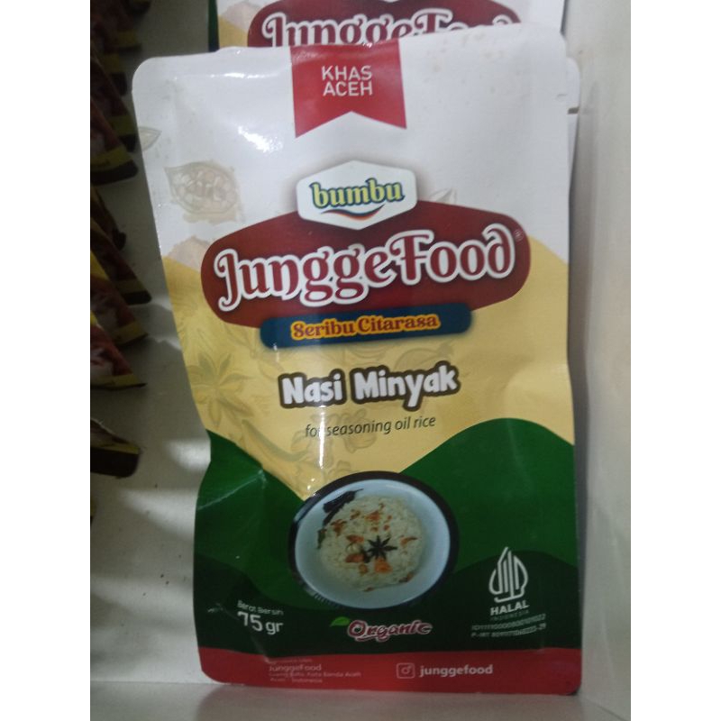 

JUNGGE FOOD Bumbu Nasi Minyak khas Aceh 75 g