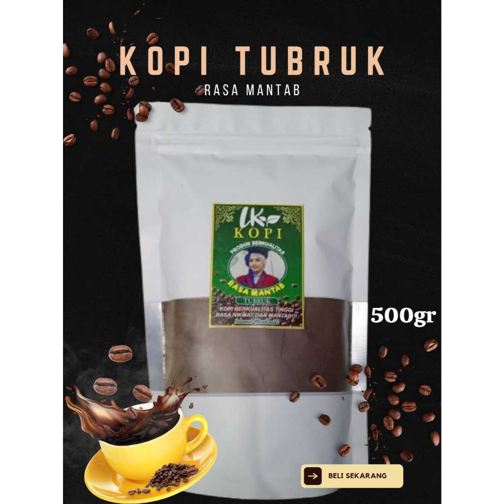 

KOPI BUBUK TUBRUK 500GR RASA MANTAB