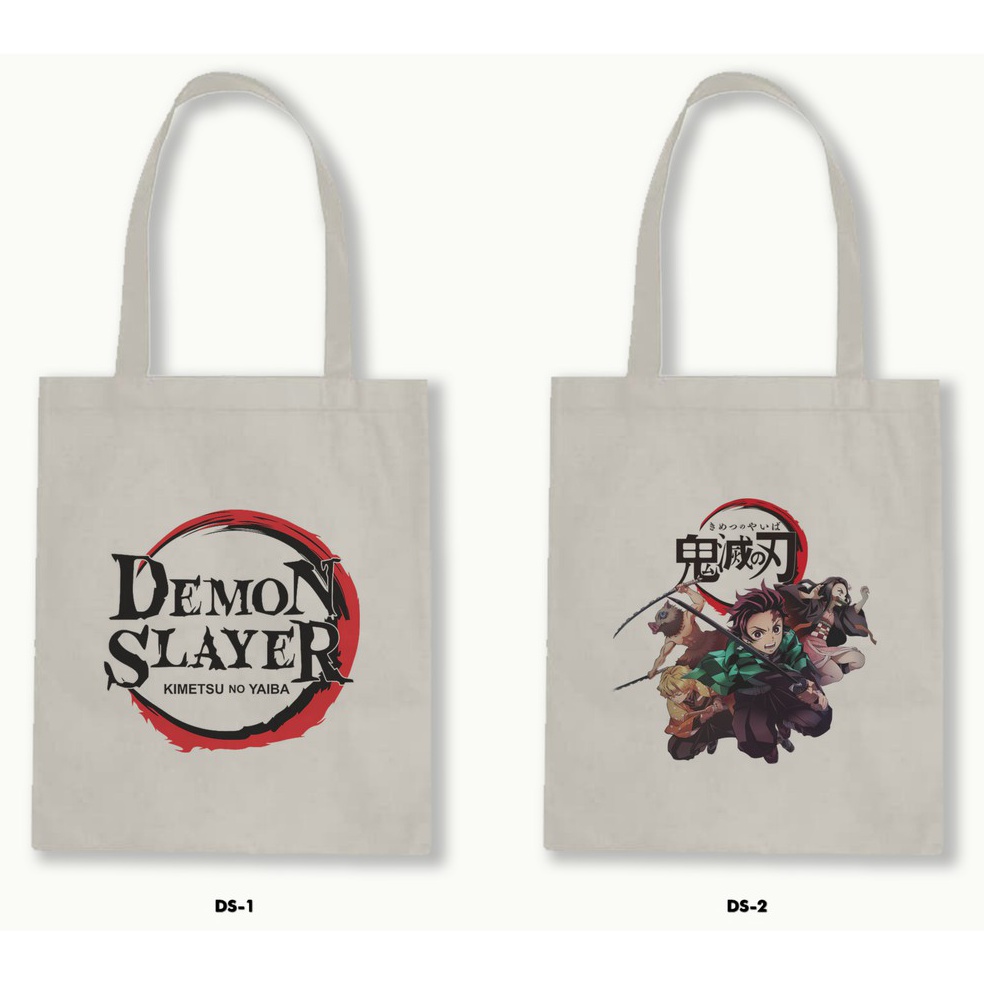 Penjualan Terbanyak TOTE BAG RESLETING  ANIME DEMON SLAYER