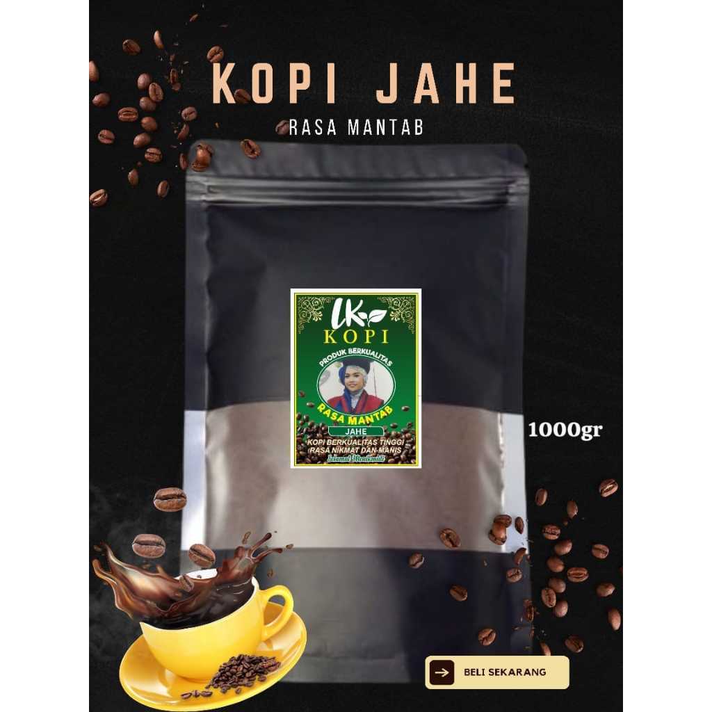 

KOPI BUBUK JAHE 1000GR RASA MANTAB