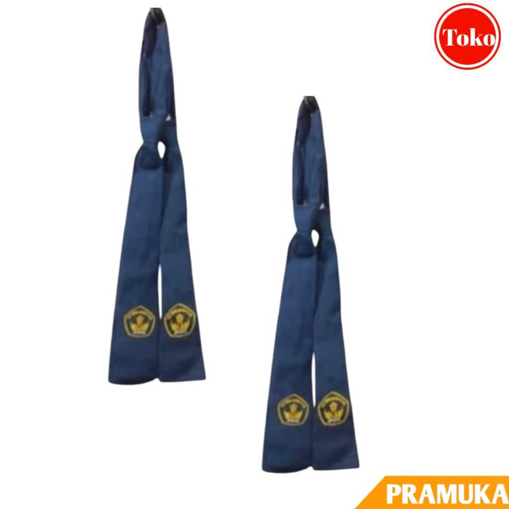 Dasi OSIS SMP Putri Logo Bordir / Dasi SMP Panjang Logo Bordir