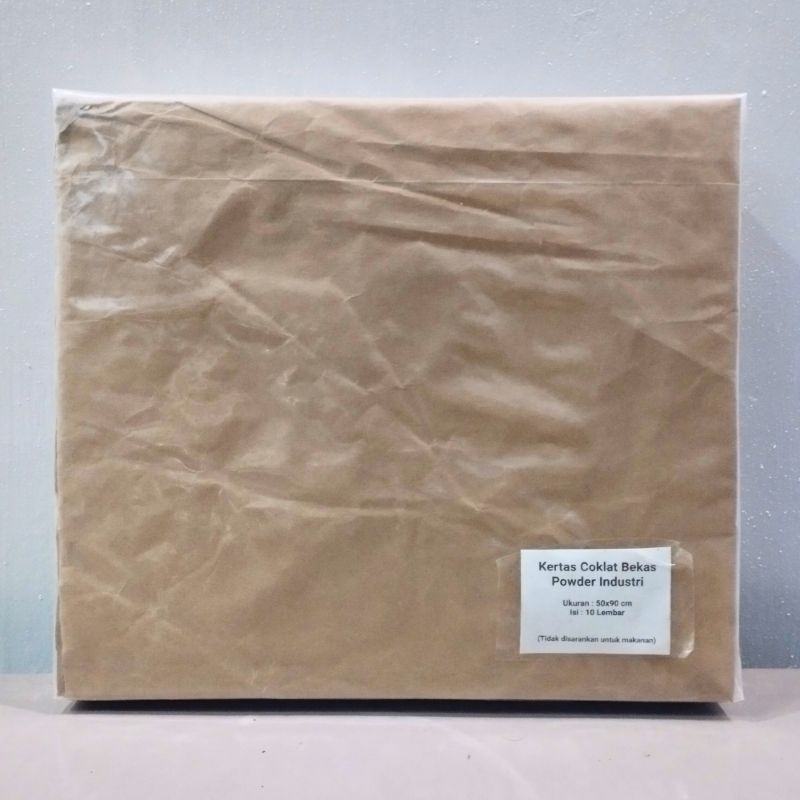 Kertas Semen Coklat Bekas - Ketas Bungkus Kemasan - Kertas Karung Coklat Bekas Powder Industri