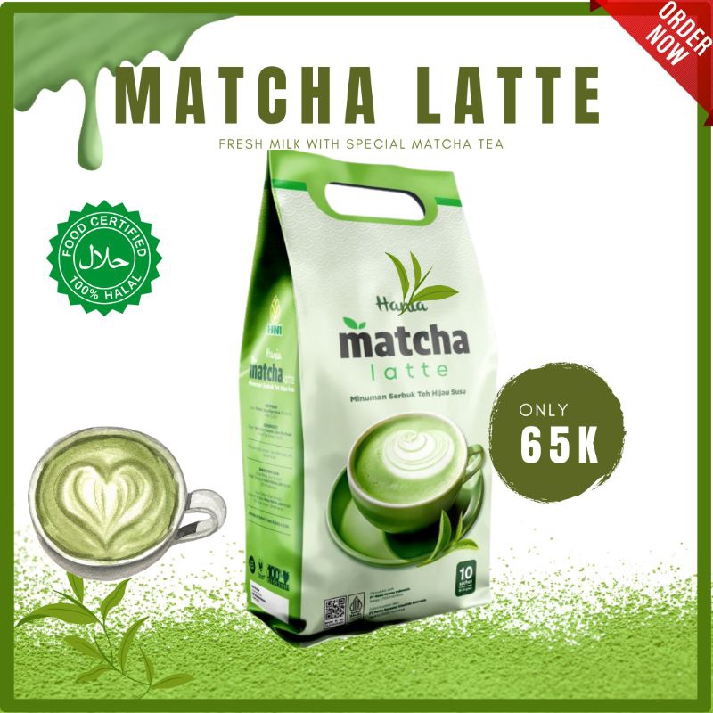

MATCHA LATTE HNI ORIGINAL Green Tea plus susu