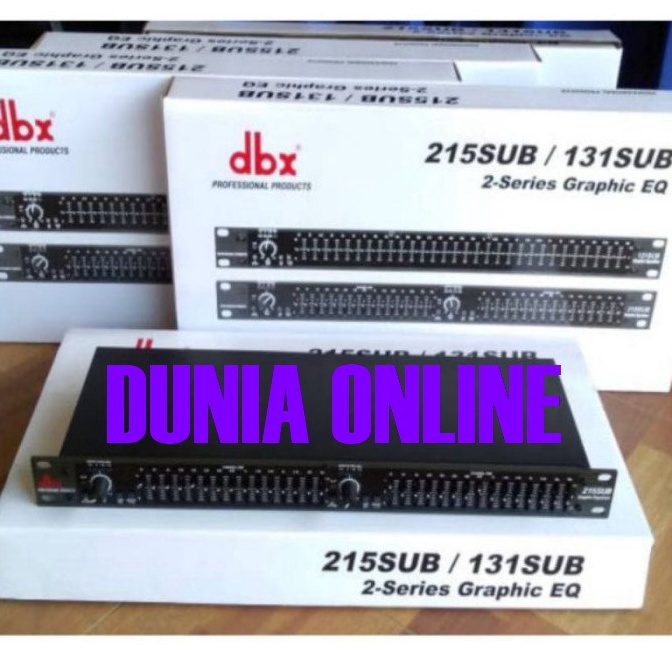 Harga Bersahabat DBX EQUALIZER DBX 215  SUB DBX 215SUB DBX215SUB  dbx 215 sub GRADE A
