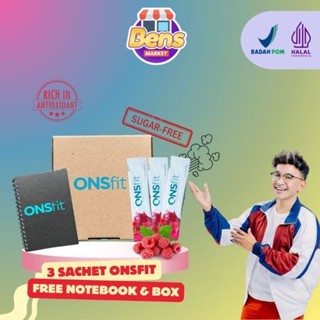 

Onsfit 3 Sachet + Box Free NoteBook