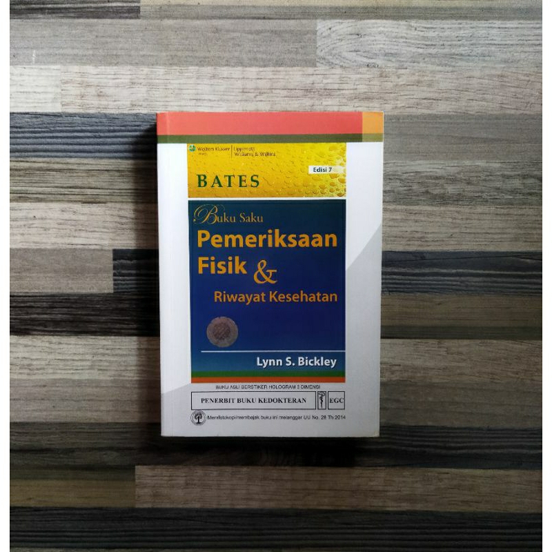 BUKU SAKU PEMERIKSAAN FISIK & RIWAYAT KESEHATAN (ORIGINAL)