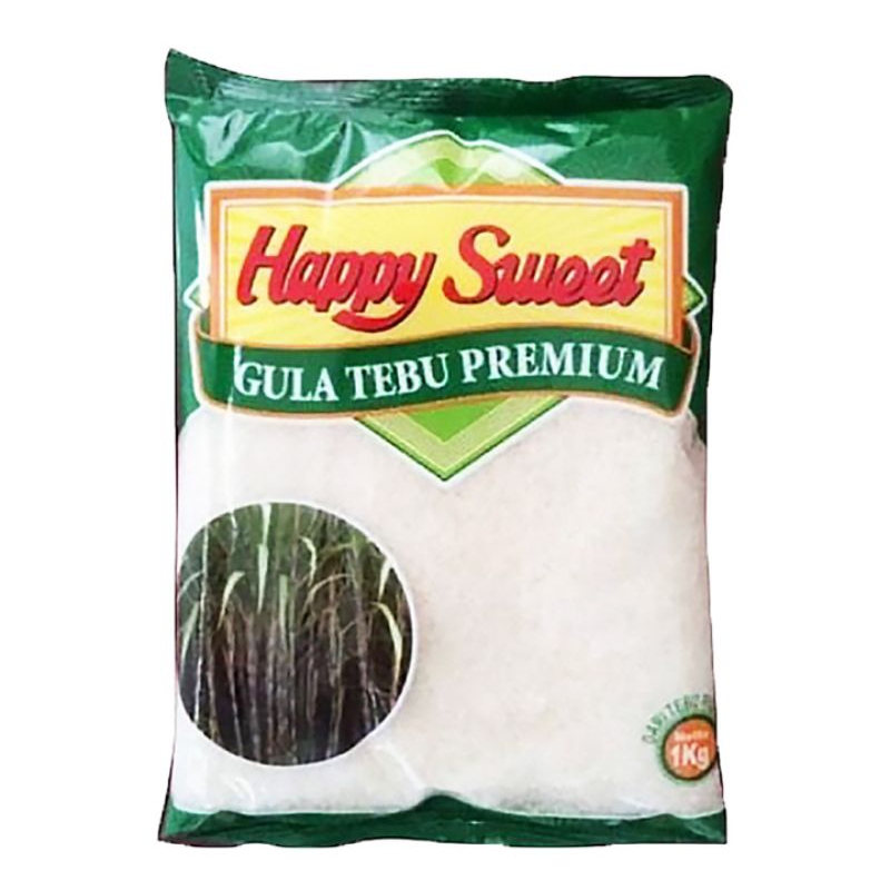 

Happy sweet gula tebu premium bag 1 kg