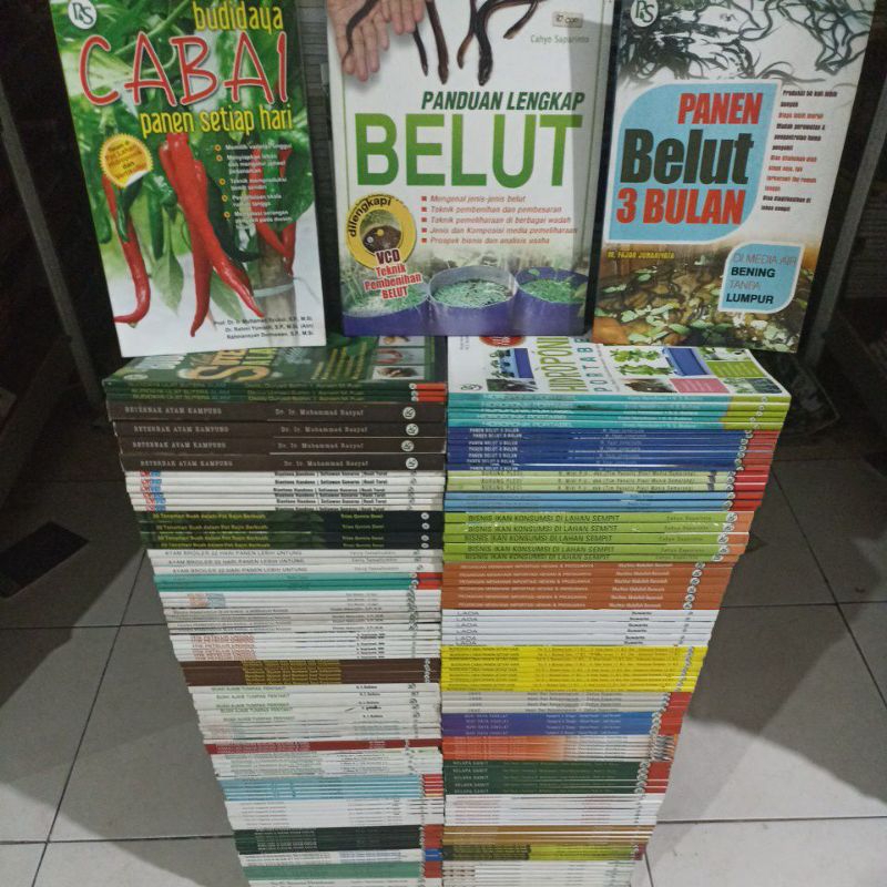 OBRAL BUKU BUDIDAYA RANDOM  6RB AN JUDUL ACAK / PILIHAN ACAK / PERIKANAN / PETERNAKAN / KEHUTAN / PR