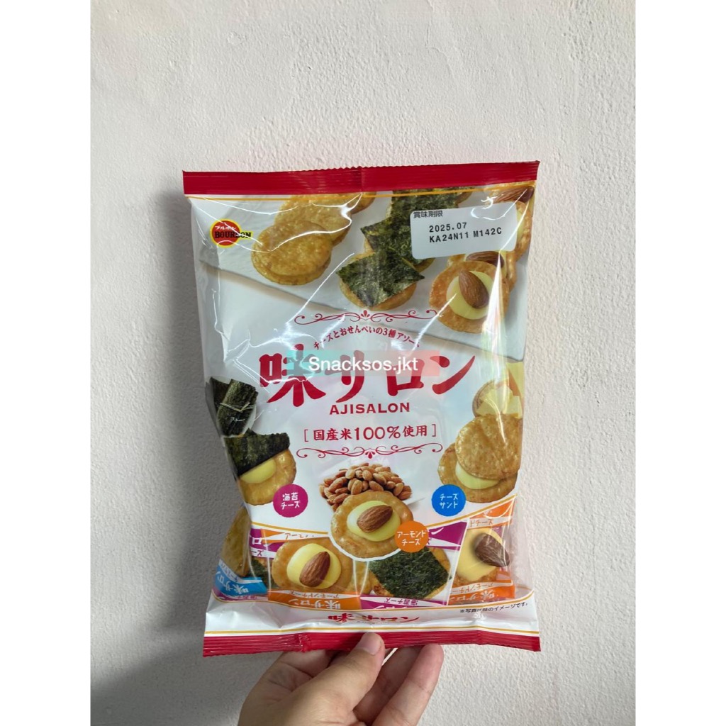 

BOURBON AJISALON CRACKERS ALMOND JEPANG