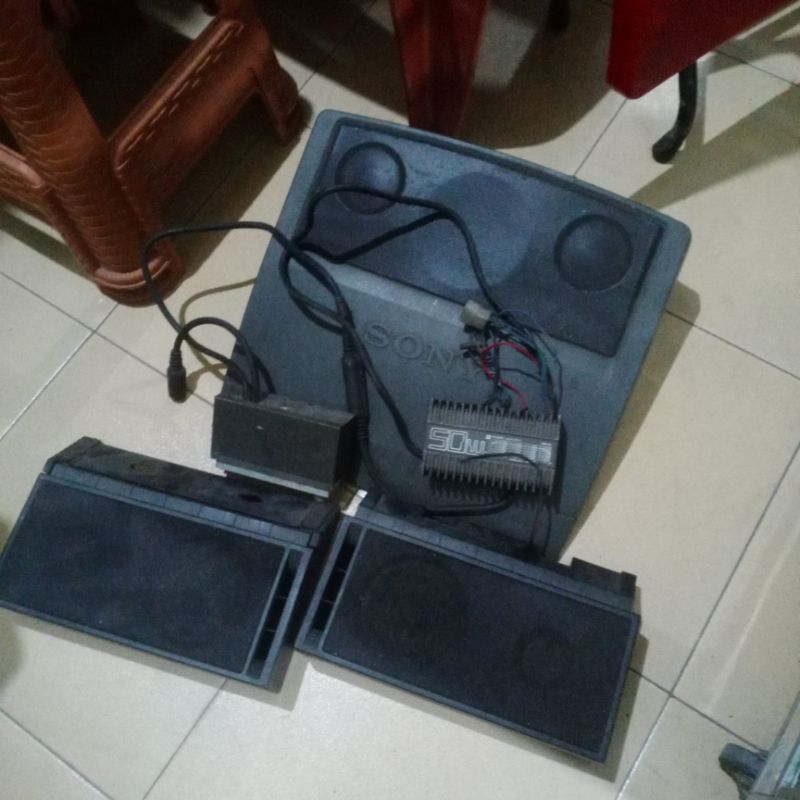 Speaker Home Theater Sony Fullset Model Lama Original Sesuai foto