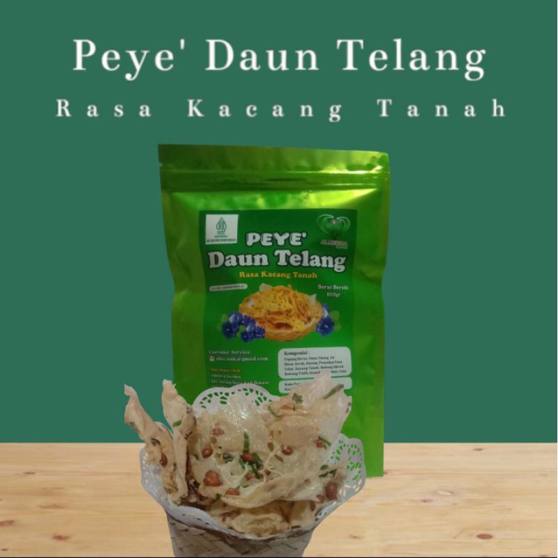 

Peye'Daun rasa kacang tanah