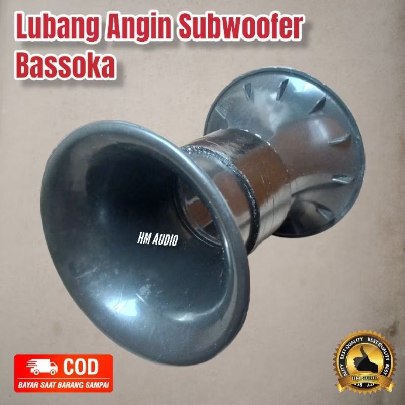 Lubang angin Speaker Subwofer hitam Lubang hawa Box Subwoofer