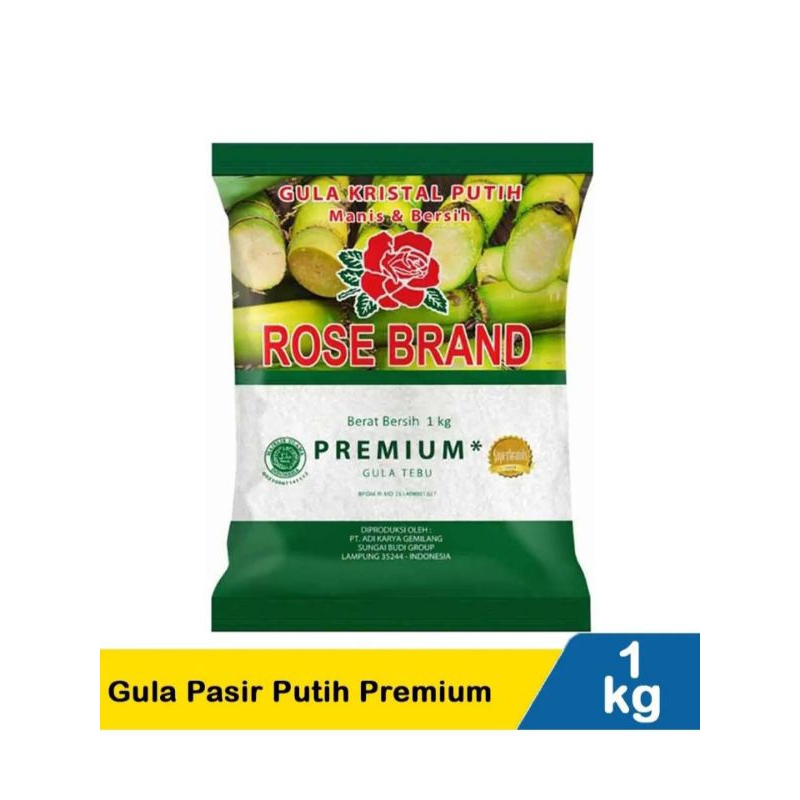 

GULA PASIR ROSE BRAND PUTIH 1KG