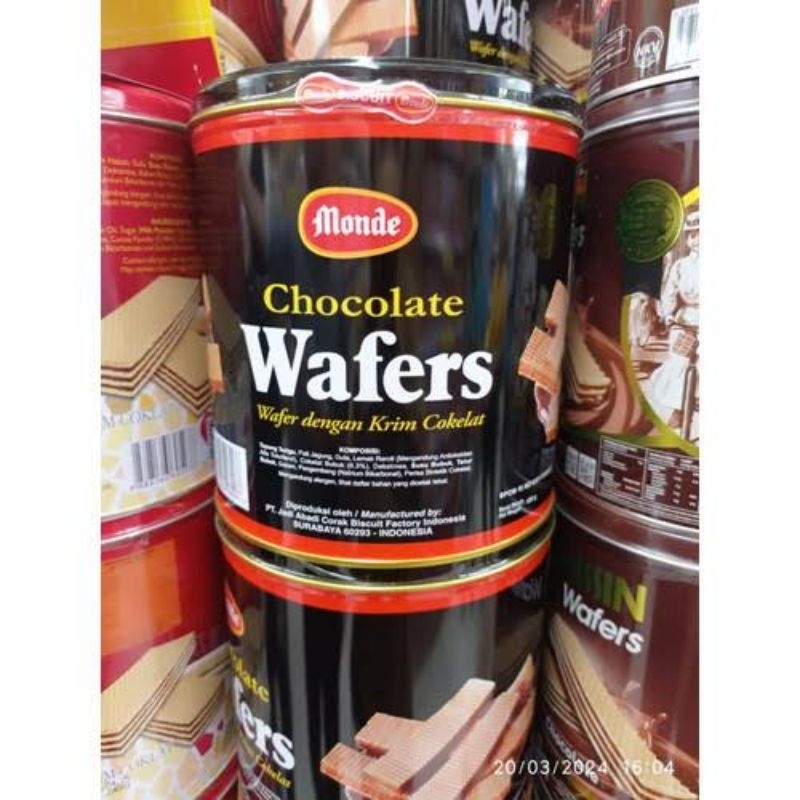 

MONDE WAFER CHOCOLATE KALENG 600g