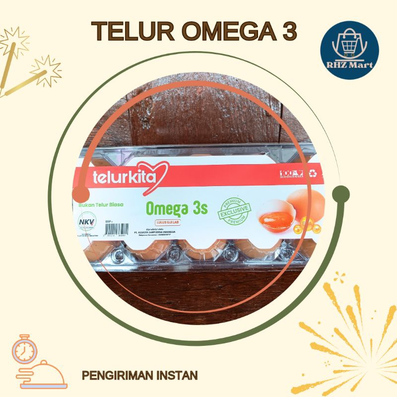 

TELUR OMEGA 3 ASLI 1 KOTAK ISI 10 BUTIR.. ( pembelian hanya instan )