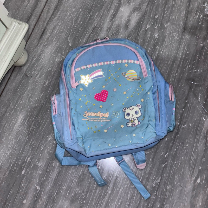 jewelpet ransel backpack blue (preloved)
