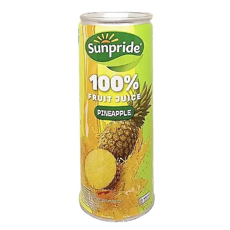 

Sunpride Fruit Juice Pineapple Kaleng 220 ml